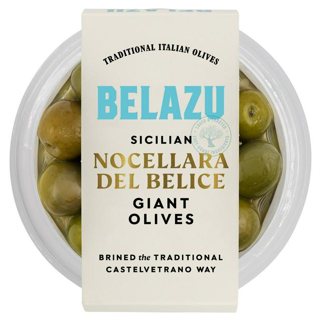 Belazu 320g Sicilian Nocellara Giant Olives - gallery image 1