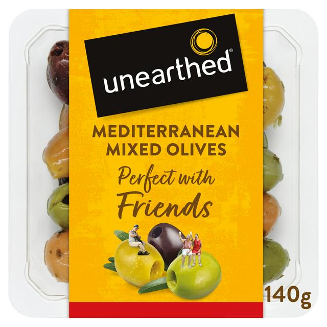 Sainsburys Unearthed 130g Mediterranean Mixed Olives