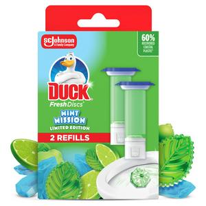 Duck Fresh Discs 2 x 36ml Watermelon Whirlwind Toilet Gel Refill