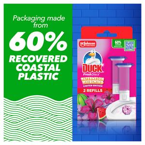 Duck Fresh Discs 2 x 36ml Watermelon Whirlwind Toilet Gel Refill - gallery image 6
