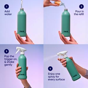 Neat 500ml Stone Refillable Cleaning Spray Bottle - gallery image 5