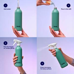 Neat 500ml Midnight Refillable Cleaning Spray Bottle - gallery image 4