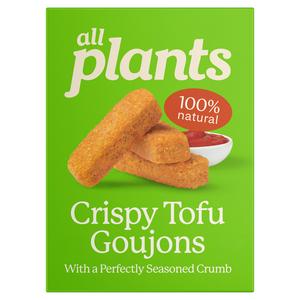 all plants 160g Spinach & Peas Tofu Goujons