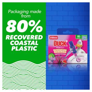 Duck Fresh Discs 36ml Watermelon Whirlwind Toilet Gel Holder & Refill - gallery image 6