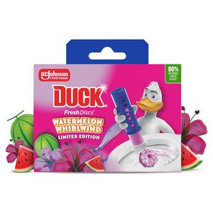 Duck Fresh Discs 36ml Watermelon Whirlwind Toilet Gel Holder & Refill