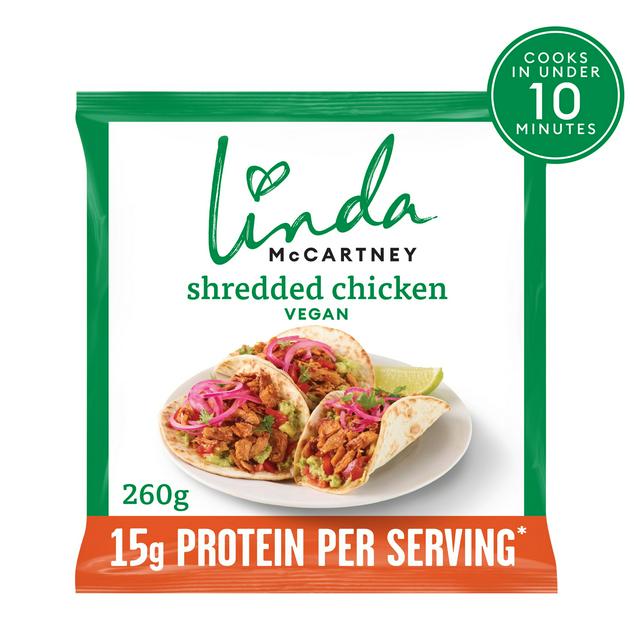 Linda Mccartney 260g Vegan Shredded Chicken - gallery image 1