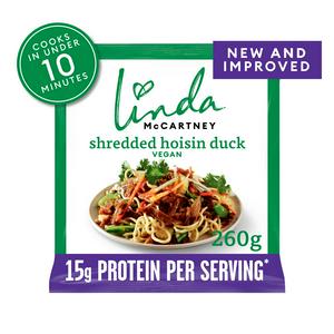 Linda McCartney 260g Vegan Shredded Hoisin Duck