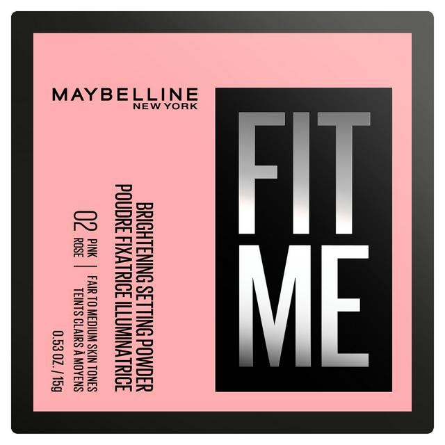 Maybelline New York Fit Me Loose Powder Brightening Pink Shade 15g - gallery image 1