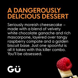 Gü 2 x 80.5g White Chocolate & Raspberry Cheesecake - gallery image 4