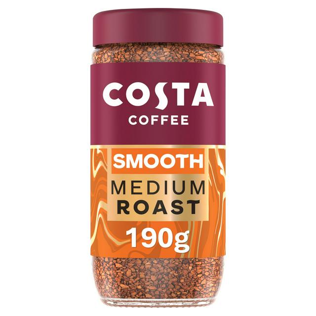 Costa Coffee 190g Smooth Medium Blend Instant Coffee - gallery image 1
