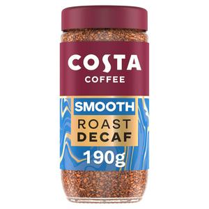 Costa Coffee 190g Smooth Decaf Blend Instant Coffee