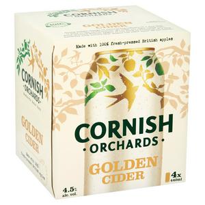 Cornish Orchards 4 x 440ml Golden Cider Cans