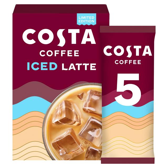 Costa Coffee Barista Creations 5 x 15.5g Iced Latte Coffee Sachets - gallery image 1