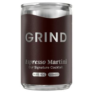 Grind 125ml Espresso Martini Cocktail Can