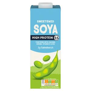 Sainsbury's 1L Sweetened High Protein Soya Drink