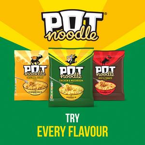 Pot Noodle 112g Chicken & Mushroom Instant Block Noodles - gallery image 2