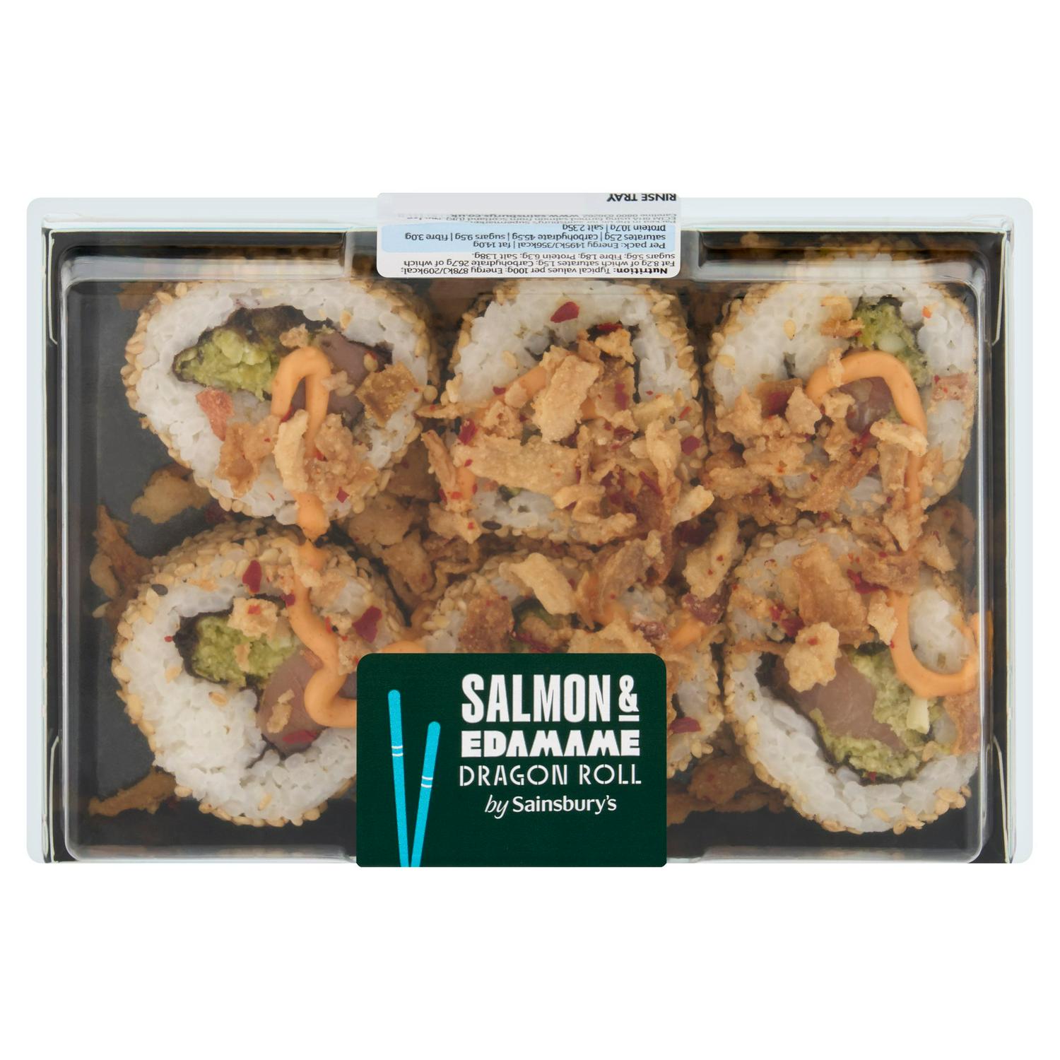 Sainsbury's 173g Salmon & Avocado Dragon Roll