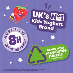 Petits Filous 4 x 85g Greek Style Strawberry Kids Yoghurt Pouch - gallery image 3