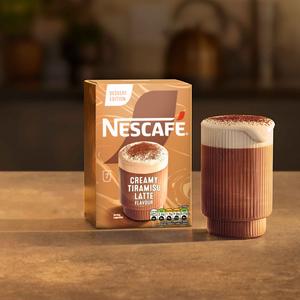 Nescafé 7 x 19.5g Latte Flavour Creamy Tiramisu Coffee Sachets, Dessert Edition - gallery image 6
