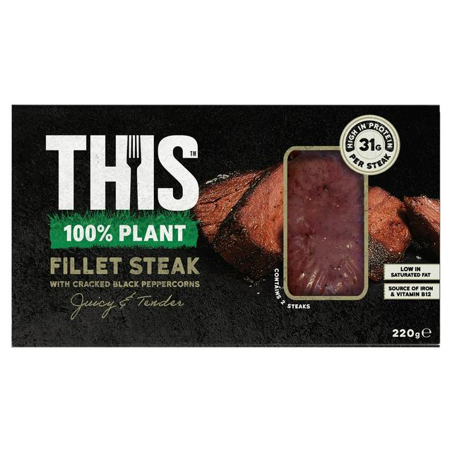 This is 220g Cracked Black Peppercorns Fillet Steak - gallery image 1