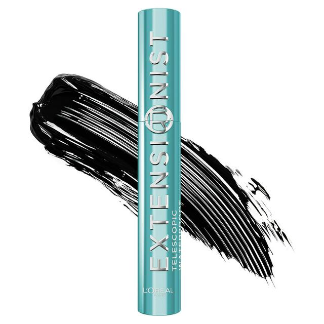 L'Oréal Paris Waterproof Telescopic Extensionist Lengthening & Curling Mascara Black - gallery image 1