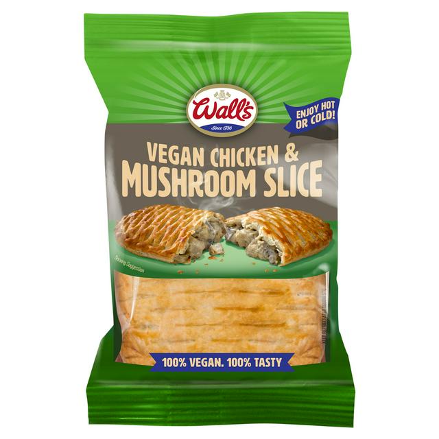 Wall's 180g Vegan Chicken & Mushroom Slice - gallery image 1