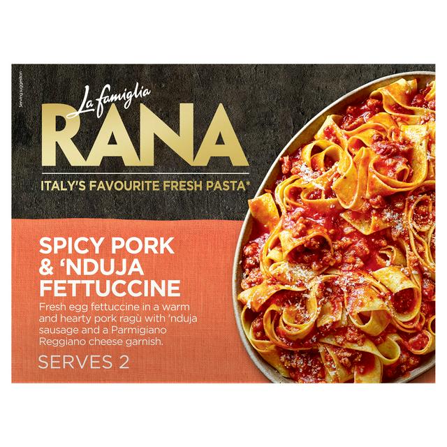 La Famiglia Rana 814g Spicy Pork & 'Nduja Fettuccine Pasta - gallery image 1
