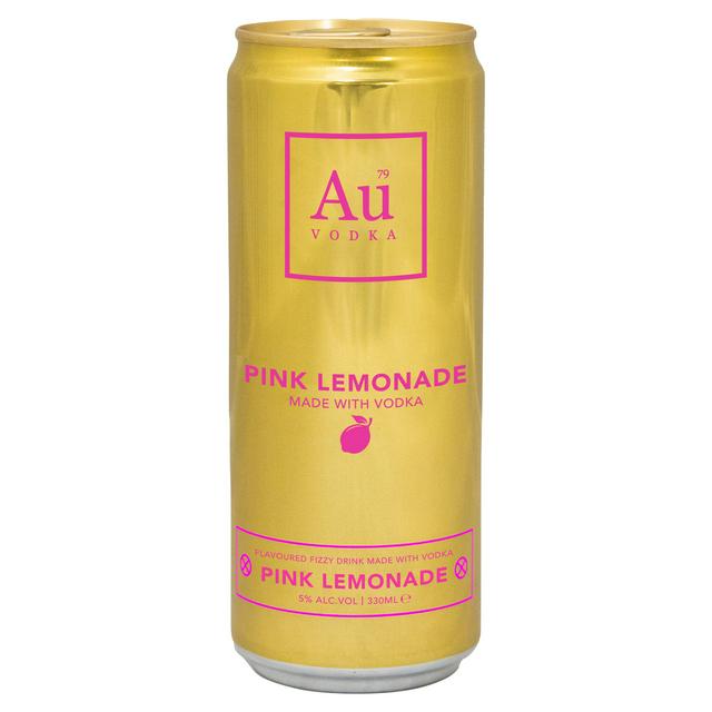 Au Vodka 330ml Pink Lemonade Pre Mixed Drink Can - gallery image 1