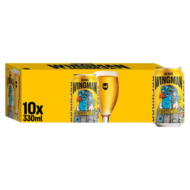 BrewDog Wingman 10 x 330ml Session IPA Cans - gallery image 1