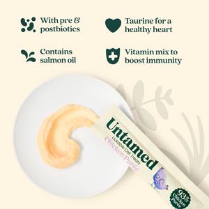 Untamed 7 x 15g Chicken Puree Lickable Cat Treats - gallery image 3