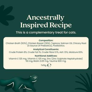 Untamed 7 x 15g Chicken Puree Lickable Cat Treats - gallery image 4