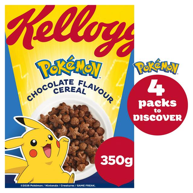 Kellogg’s Pokémon 350g Chocolate Flavour Breakfast Cereal - gallery image 1