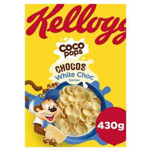 Kellogg’s Coco Pops 430g Chocos White Chocolate Breakfast Cereal
