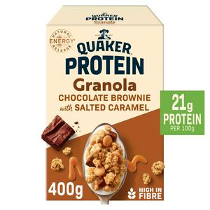 Quaker Protein Oat Granola Salted Caramel 400G