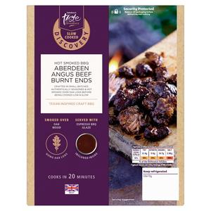 Sainsbury's Discovery 320g Slow Cooked Hot Smoked BBQ Aberdeen Angus Beef Burnt Ends, Taste the Difference - video