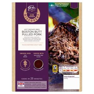 Sainsbury's Discovery 410g Slow Cooked Hot Smoked BBQ Boston Butt Pulled Pork, Taste the Difference - video