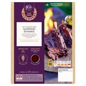 Sainsbury's Discovery 360g Slow Cooked Hot Smoked BBQ Gammon Shanks, Taste the Difference