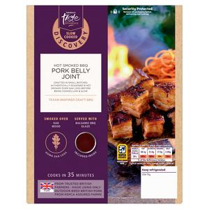 Sainsbury's Taste the Difference Discovery Slow Cooked Hot Smoked BBQ Pork Belly Joint 450g