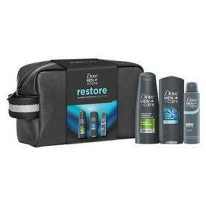 Dove Men+Care 3 x Restore Washbag Essentials Collection Gift Set