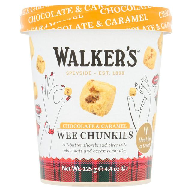 Walker's 125g Chocolate & Caramel Wee Chunkies Shortbread - gallery image 1