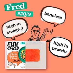 Fish Said Fred 2 x Coho Salmon Fillets 250g - gallery image 2