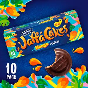 McVitie's 10 x Mango Flavour Original Chocolate Jaffa Biscuit Cakes 110g - gallery image 2