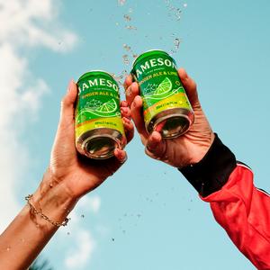 Jameson 330ml Irish Whiskey Ginger Ale & Lime Pre Mixed Drink Can - gallery image 3