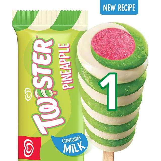 Twister 80ml Pineapple Ice Cream Lolly - gallery image 1