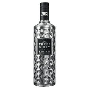 Three Sixty 70cl Original Premium Vodka Bottle - video