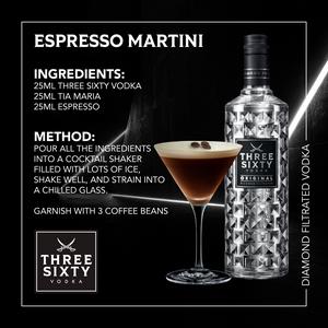 Three Sixty 70cl Original Premium Vodka Bottle - gallery image 4