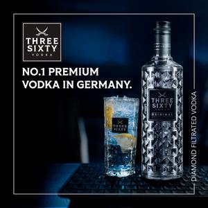 Three Sixty 70cl Original Premium Vodka Bottle - gallery image 5