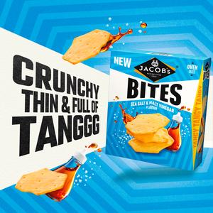 Jacob's Bites 125g Sea Salt & Malt Vinegar Cracker - gallery image 2
