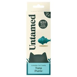 Untamed 7 x 15g Tuna Puree Lickable Cat Treats