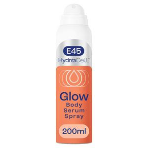 E45 HydroCell 200ml Glow Hydrating Body Lotion Serum Spray with Vitamin C + Niacinamide - video